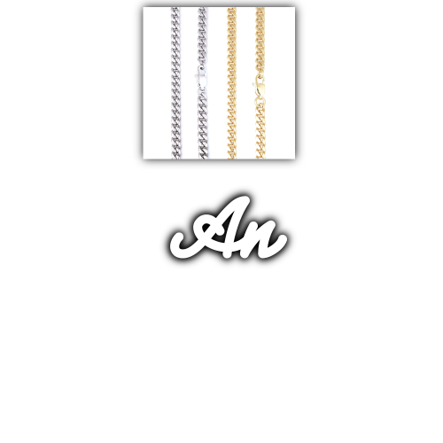 Script Custom Letter Necklace