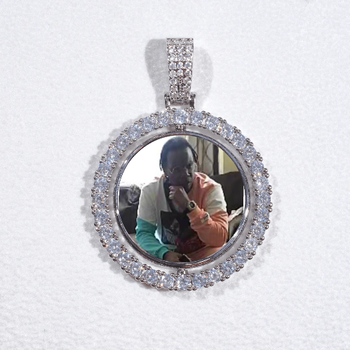 3D Spinning 2-Faced Custom Picture Pendant