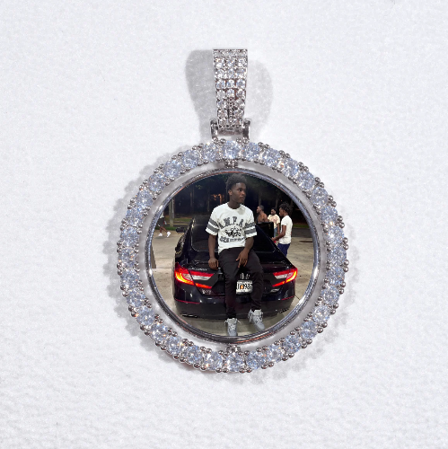 3D Spinning 2-Faced Custom Picture Pendant