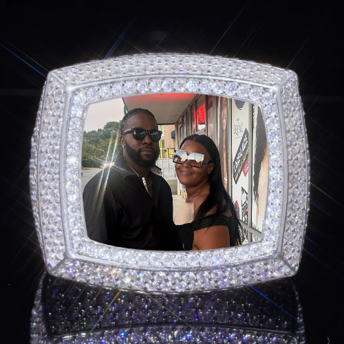 3D CUSTOM PICTURE ICED RING