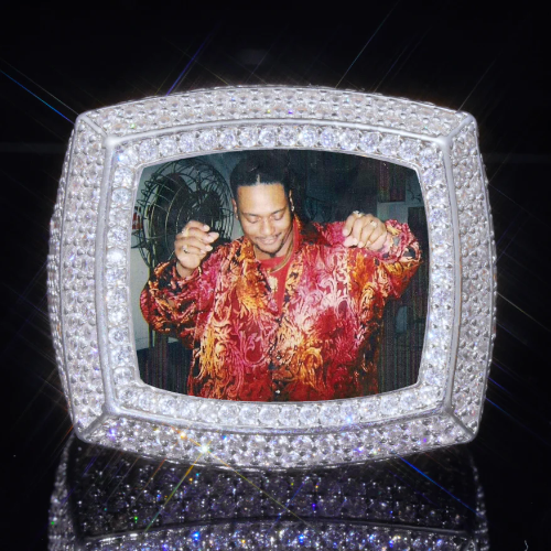 3D CUSTOM PICTURE ICED RING