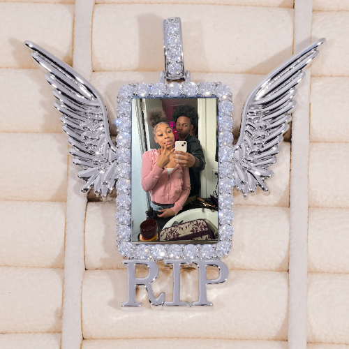 RIP WING 3D CUSTOM PICTURE PENDANT