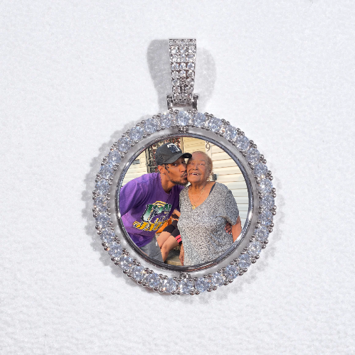 3D Spinning 2-Faced Custom Picture Pendant