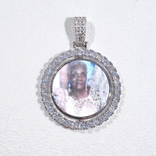 3D Spinning 2-Faced Custom Picture Pendant