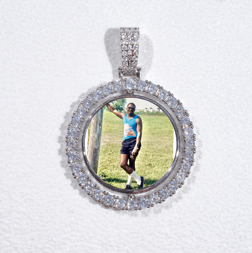 3D Spinning 2-Faced Custom Picture Pendant