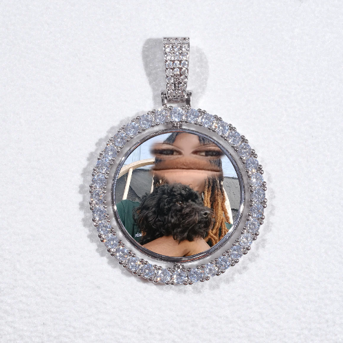 3D Spinning 2-Faced Custom Picture Pendant