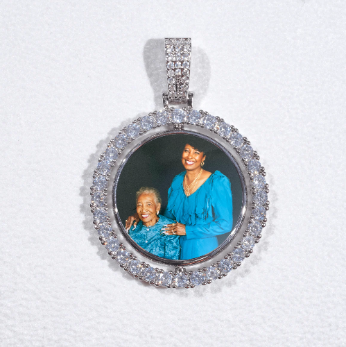 3D Spinning 2-Faced Custom Picture Pendant