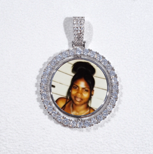 3D Spinning 2-Faced Custom Picture Pendant