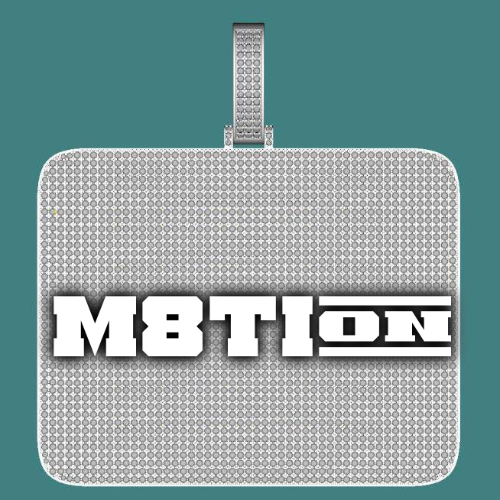 CUSTOM LETTER NECKLACE 3D BIG SQUARE
