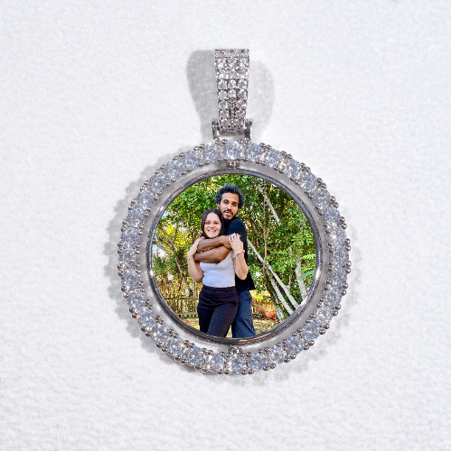 3D Spinning 2-Faced Custom Picture Pendant