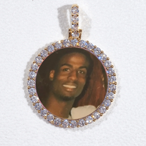 3D CIRCLE CUSTOM PICTURE PENDANT SMALL SIZE