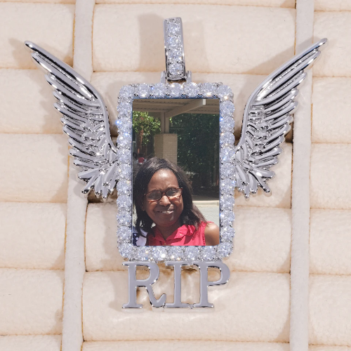RIP WING 3D CUSTOM PICTURE PENDANT