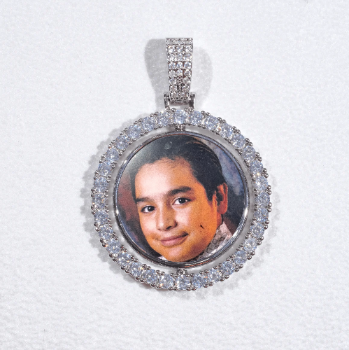 3D Spinning 2-Faced Custom Picture Pendant