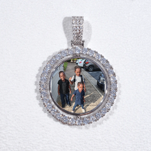 3D Spinning 2-Faced Custom Picture Pendant
