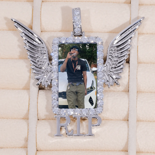 RIP WING 3D CUSTOM PICTURE PENDANT