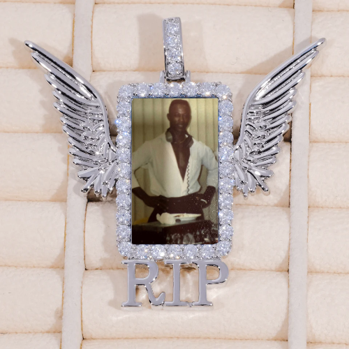 RIP WING 3D CUSTOM PICTURE PENDANT