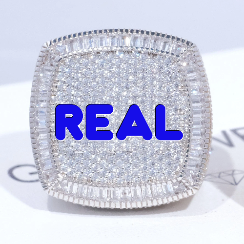 CUSTOM LETTER 3D ICED RING