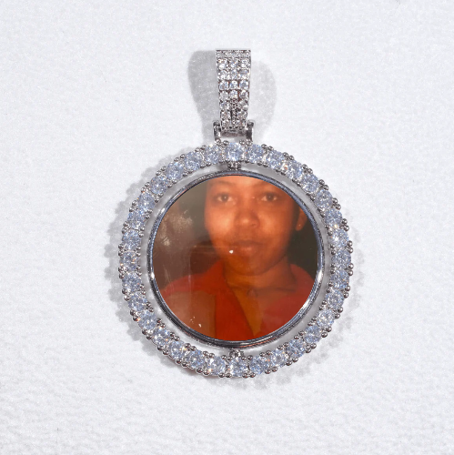 3D Spinning 2-Faced Custom Picture Pendant
