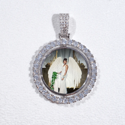 3D Spinning 2-Faced Custom Picture Pendant