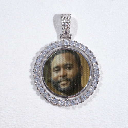 3D Spinning 2-Faced Custom Picture Pendant
