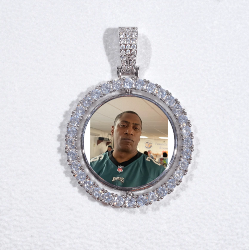 3D Spinning 2-Faced Custom Picture Pendant