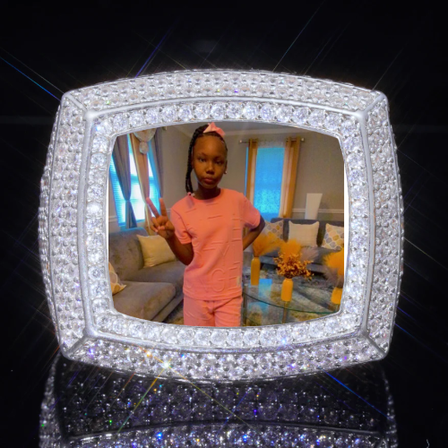 3D CUSTOM PICTURE ICED RING
