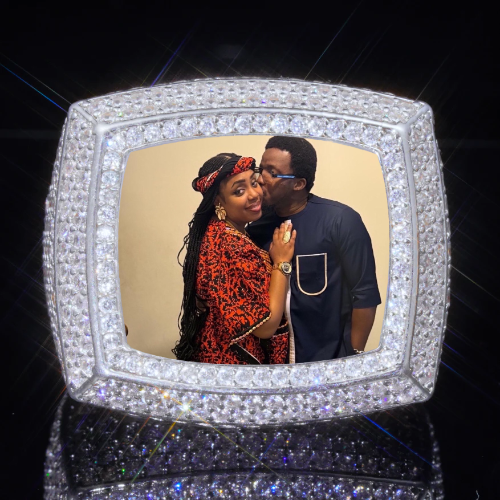 3D CUSTOM PICTURE ICED RING