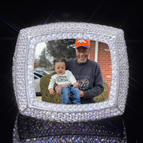 3D CUSTOM PICTURE ICED RING
