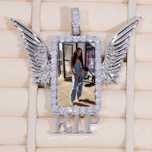 RIP WING 3D CUSTOM PICTURE PENDANT