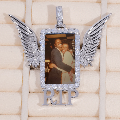 RIP WING 3D CUSTOM PICTURE PENDANT