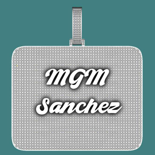 CUSTOM LETTER NECKLACE 3D BIG SQUARE