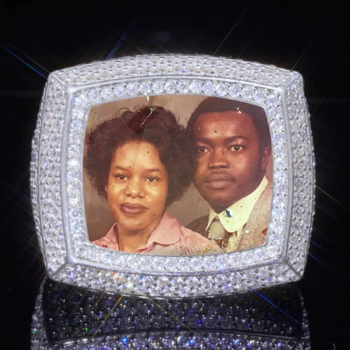 3D CUSTOM PICTURE ICED RING