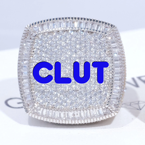 CUSTOM LETTER 3D ICED RING