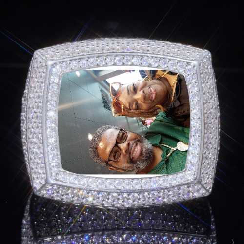 3D CUSTOM PICTURE ICED RING