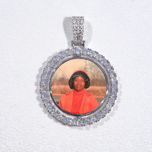 3D Spinning 2-Faced Custom Picture Pendant