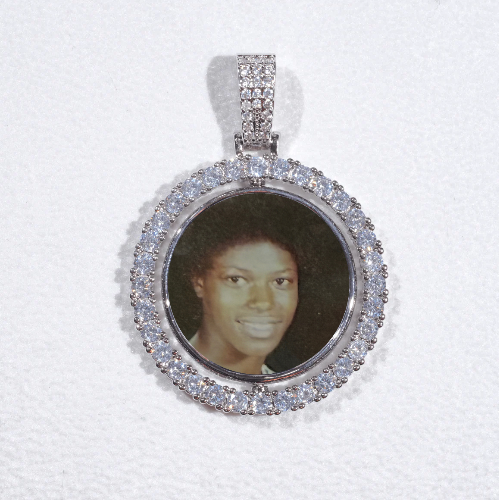 3D Spinning 2-Faced Custom Picture Pendant