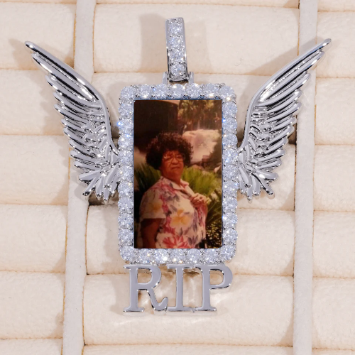 RIP WING 3D CUSTOM PICTURE PENDANT