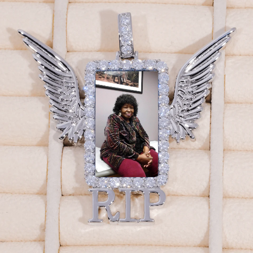 RIP WING 3D CUSTOM PICTURE PENDANT