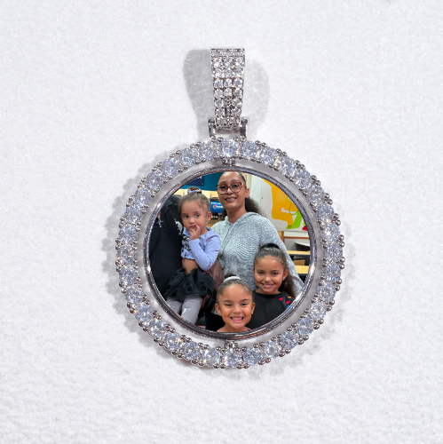 3D Spinning 2-Faced Custom Picture Pendant
