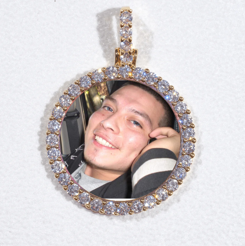 3D CIRCLE CUSTOM PICTURE PENDANT SMALL SIZE