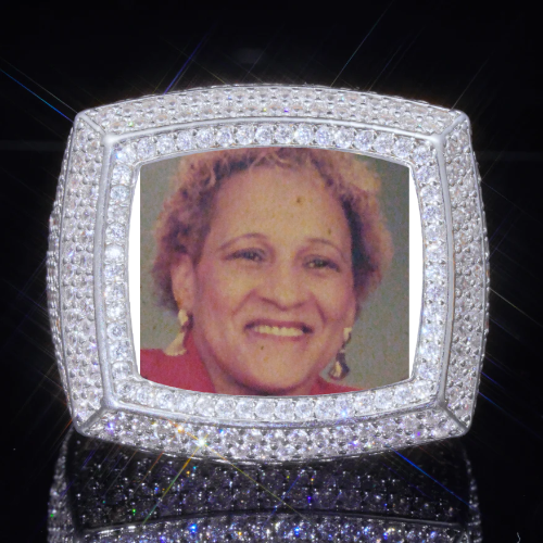 3D CUSTOM PICTURE ICED RING