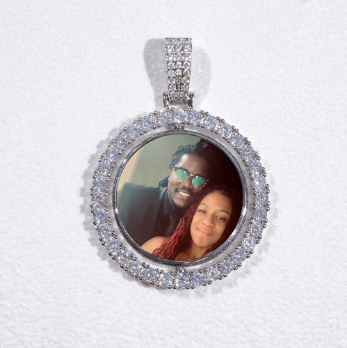 3D Spinning 2-Faced Custom Picture Pendant