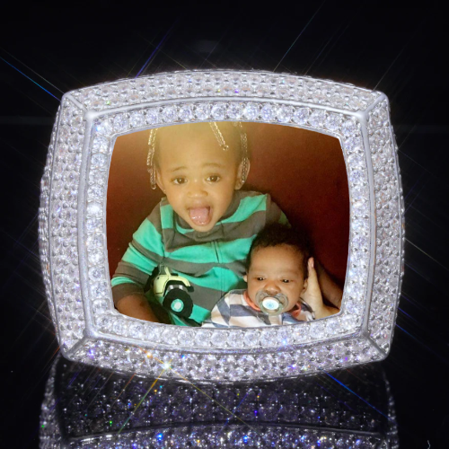 3D CUSTOM PICTURE ICED RING