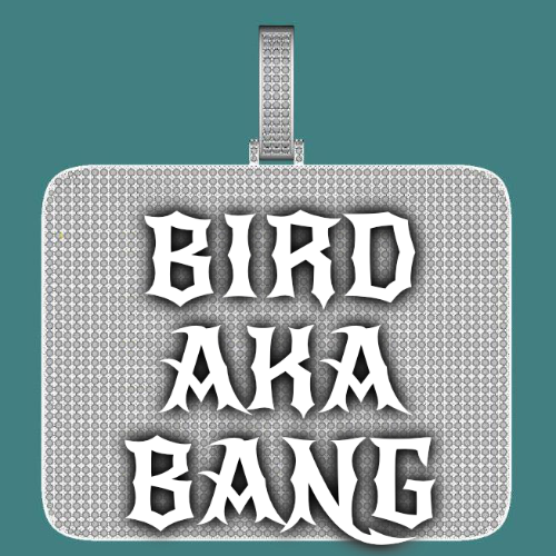 CUSTOM LETTER NECKLACE 3D BIG SQUARE