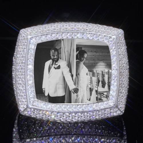 3D CUSTOM PICTURE ICED RING