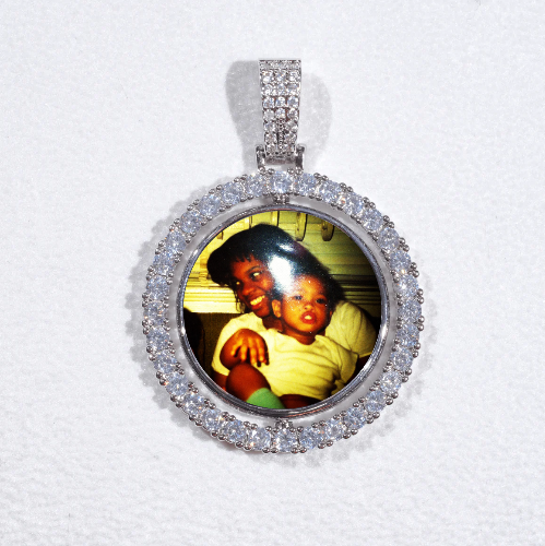 3D Spinning 2-Faced Custom Picture Pendant