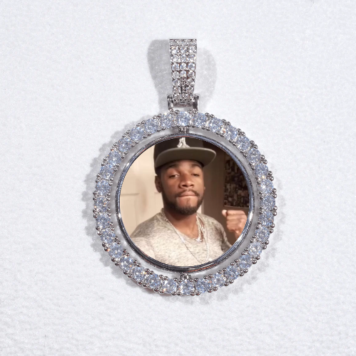 3D Spinning 2-Faced Custom Picture Pendant