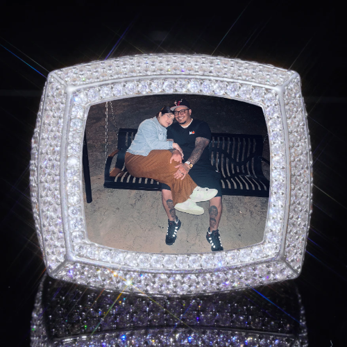 3D CUSTOM PICTURE ICED RING