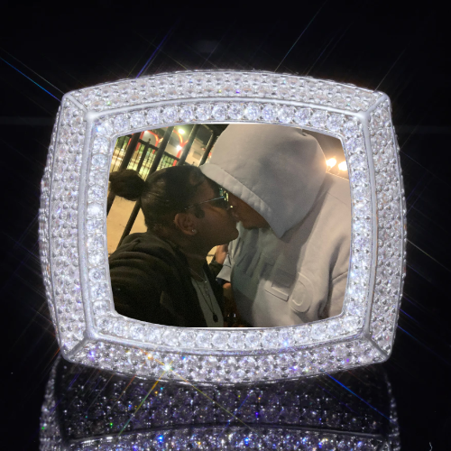 3D CUSTOM PICTURE ICED RING