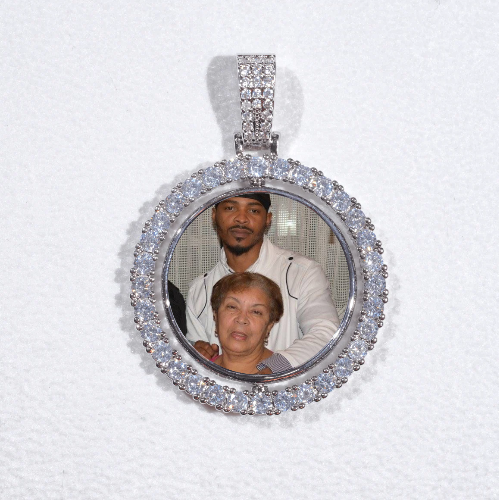3D Spinning 2-Faced Custom Picture Pendant
